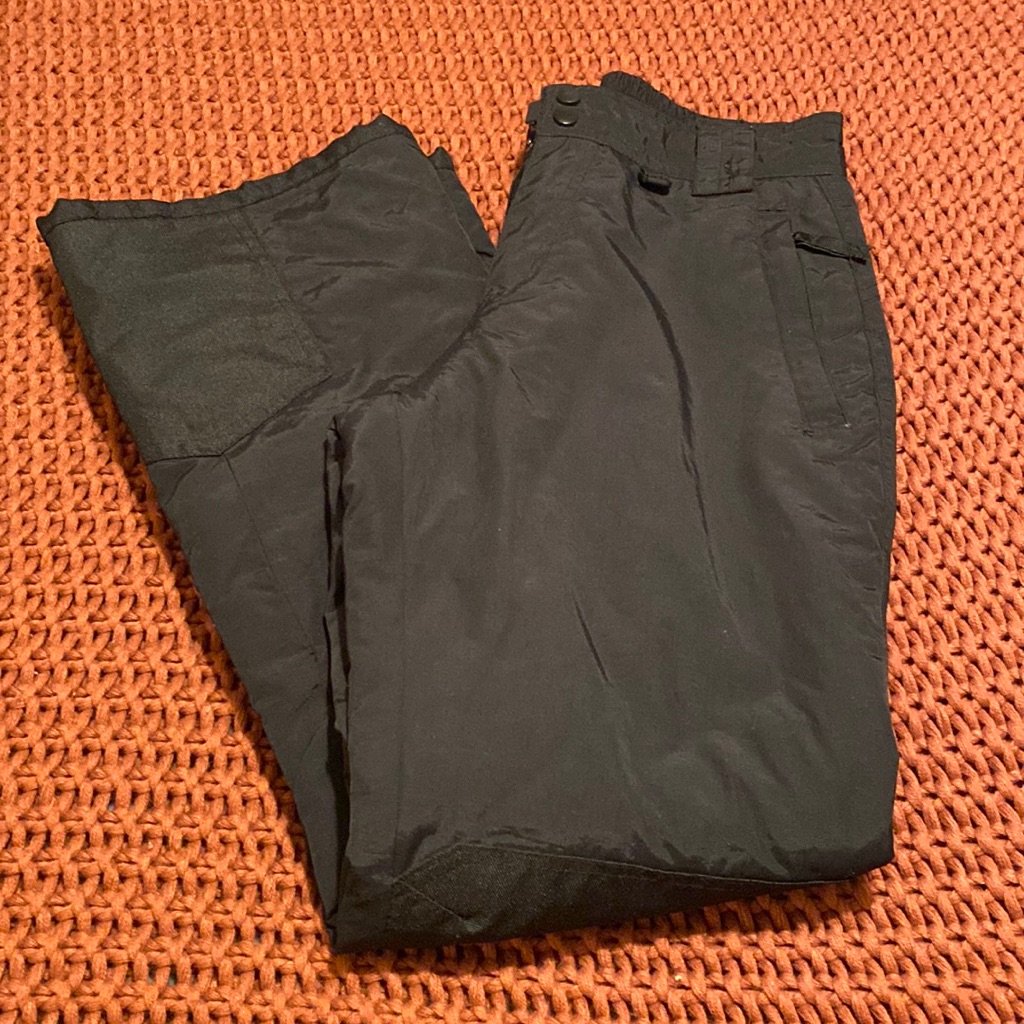 Slalom Black Fitted Snow Pants!